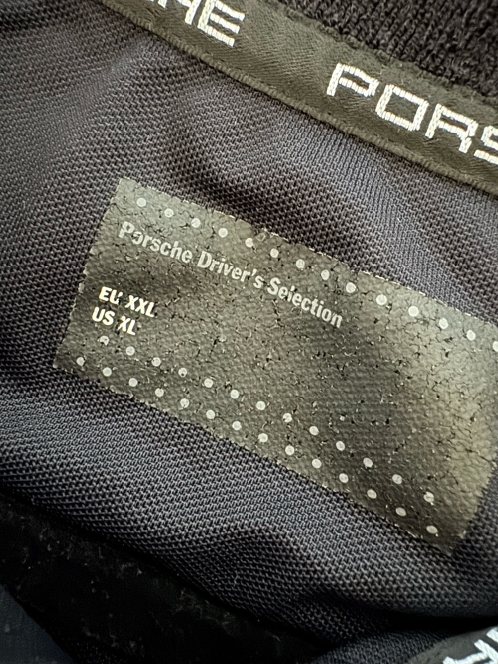 Porsche Drivers Selection Black Polo Shirt Short Sleeve XL - Picture 6 of 7
